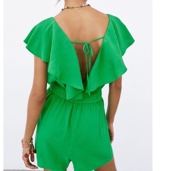 New Zara ruffled romper - Picture 4 of 6